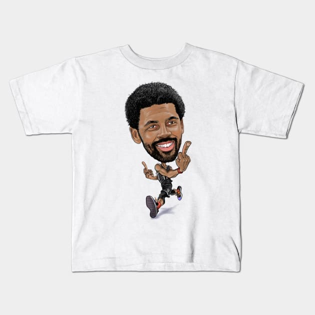 Old School Kyrie Kids T-Shirt by tabslabred